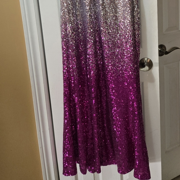 Gorgeous ombre sequined dress - XXL - Picture 4 of 8